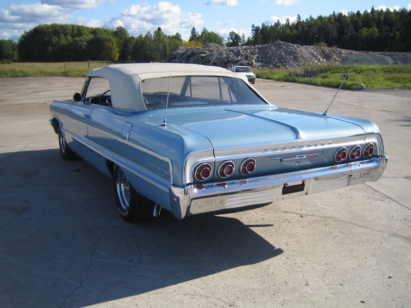 Chevrolet Impala 1964 Cabriolet Baby Blue
